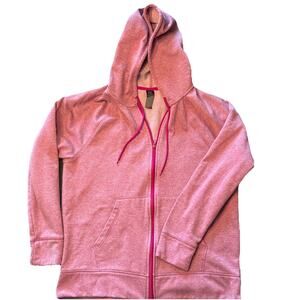 Champion Full Zip Pink Hooded Knit Women’s‎ XXL Hoodie Jacket